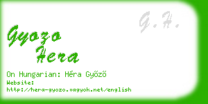 gyozo hera business card